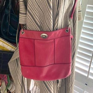 Fossil  Pink Covertable  Cross Body Bag